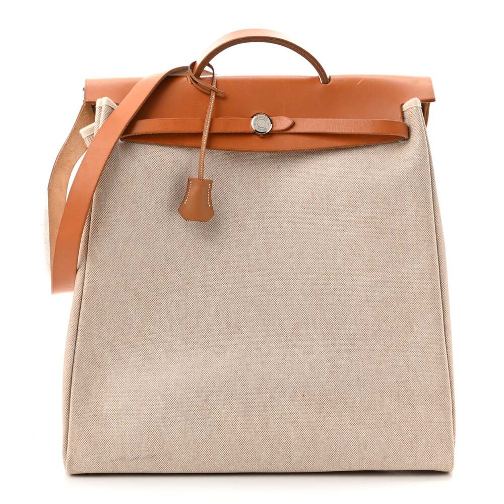 Hermes Toile Vache Calfskin Herbag 39 #267489H17B